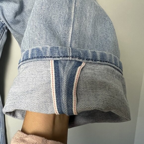 A.P.C. x JJJJound Petit Standard Denim Jeans Light Blue Men’s 33 Selvedge - Picture 8 of 9